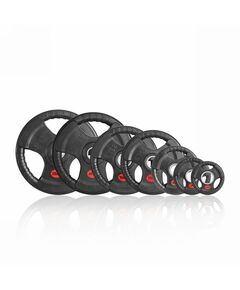 Набор дисков VictoryFit VF-RSET511575 51 мм. обрезиненных с 3-мя хватами (пары) от 1,25-25 кг фотографии