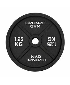 Диск олимпийский BRONZE GYM BGPLCI012 чугунный, 1,25 кг фотографии