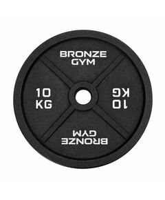 Диск олимпийский BRONZE GYM BGPLCI100 чугунный, 10 кг фотографии