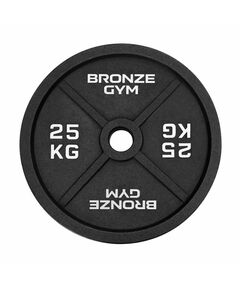 Диск олимпийский BRONZE GYM BGPLCI250 чугунный, 25 кг фотографии
