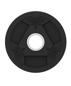 Диск олимпийский BRONZE GYM BGPLR025 обрезиненный, 2,5 кг фотографии