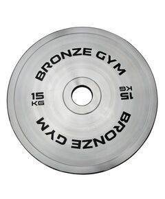 Диск олимпийский BRONZE GYM BGPLST150 стальной, 15 кг фотографии