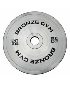 Диск олимпийский BRONZE GYM BGPLST200 стальной, 20 кг фотографии
