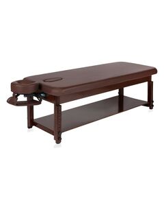 Массажный стол Mizomed Essence-Flat SEF3S30+H+S стационарный, коричневый, с полкой фотографии