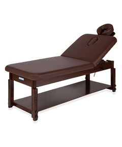 Массажный стол Mizomed Essence-Tilt SET3S30+H+S стационарный, коричневый, с полкой фотографии