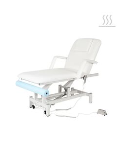 Массажный стол Mizomed MZ 3522H электрический, с подогревом, с ножной педалью, белый фотографии