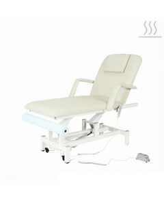 Массажный стол Mizomed MZ 3522H электрический, с подогревом, с ножной педалью, бежевый фотографии