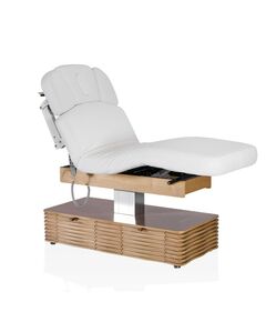 Массажный стол Mizomed NESS-C Salon-Oak электрический, стационарный, белый фотографии