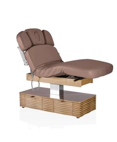 Массажный стол Mizomed NESS-C Salon-Oak электрический, стационарный, мокко фотографии