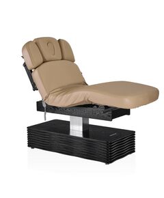 Массажный стол Mizomed NESS-C Salon-Walnut электрический, стационарный, мокко бежевый фотографии