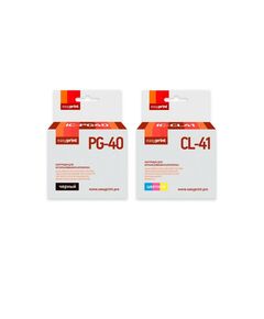Комплект струйных картриджей T2 IC-CPG-40+CL-41_MP для Canon, черный + цветной, аналог PG-40+CL-41 фотографии