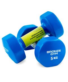 Гантели для аэробики BRONZE GYM BG-FA-VD5 виниловые, 5 кг., пара фотографии