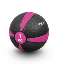 Медбол резиновый BRONZE GYM BG-FA-MB1 1 кг. фотографии
