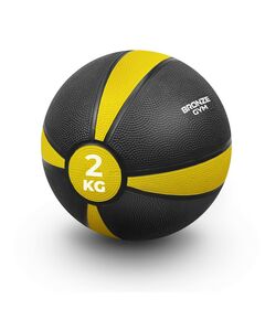 Медбол резиновый BRONZE GYM BG-FA-MB2 2 кг фотографии