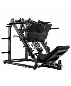 Тренажер для жима ногами BRONZE GYM RAVE RV11 под углом 45 градусов, с независимыми платформами фотографии