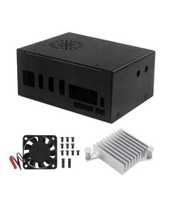 Корпус ACD YL929 для Orange pi 5 plus, metal case + heatsink +fan, Type 1 фотографии