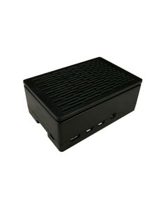 Корпус ACD RA509 Black ABS Case (Install 3010/3007 Fans or 3.5 Inch Touch Screen), совместим с креплением VESA Mount, for Raspberry PI 4B фотографии