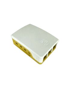 Корпус ACD RA600 совместимость Raspberry 4B, ABS Case, бело-желтый фотографии