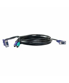 Кабель KVM D-link DKVM-CB/1.2M/B1A длина 1.2 м, разъемы VGA и PS/2 фотографии