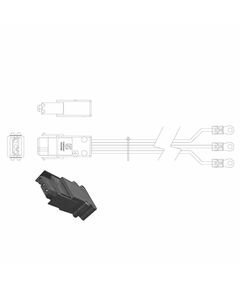 Кабель Amphenol  Power cable 48V DC 5m для блока питания FSP800-20FL [RWHHW-C739] фотографии