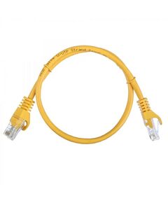 Патч-корд ACD ACD-LPU5E-5DY Cat5e, UTP, 24AWG, 4Pair, 7/0.18мм CCA, желтый, 0.5м фотографии