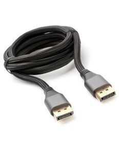 Кабель DisplayPort Cablexpert CC-DP8K-6 v1.4, 1.8м, 20M/20M, нейлоновая оплетка, метал. разъемы, пакет6 фотографии