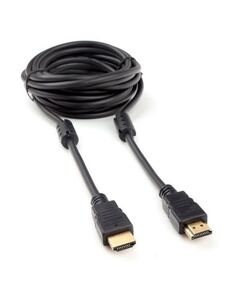 Кабель HDMI Cablexpert CCF2-HDMI4-15 4,5м, v2.0, 19M/19M, черный, позол.разъемы, экран, 2 ферр кольца, пакет, (272269) фотографии
