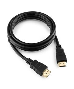 Кабель HDMI Cablexpert CC-HDMI4-5 1.5м, v2.0, 19M/19M, черный, позол.разъемы, экран, пакет фотографии