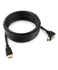 Кабель HDMI Cablexpert CC-HDMI490-15 4.5м, v1.4, 19M/19M, углов. разъем, черный, позол.разъемы, экран, пакет, (066044) фотографии