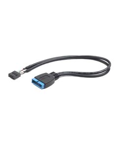 Переходник Cablexpert CC-U3U2-01 кабель, внутренний, USB2 -> USB3, 9pin/19pin, 0.3m фотографии