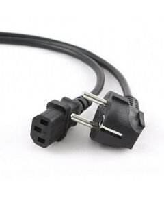 Кабель питания Cablexpert PC-186-10 3.0м, Schuko-C13, 6А, сечение провода: 0.5 мм2, черный, с заземлением фотографии
