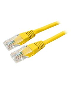 Патч-корд Cablexpert PP10-0.25M/Y медный, UTP, кат.5e, 0.25 м, литой, многожильный, желтый фотографии