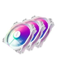 Вентилятор ALSEYE M120-PWA KIT 3*120mm в корпус, 800-1700rpm, 31-66CFM, 19.4-33.8dBA, AURA RGB, PWM + 3pin Aura, RTL [AS.04.01.0039] фотографии