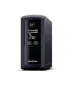 Источник бесперебойного питания CyberPower VP1000EILCD Line-Interactive, 1000VA/550W, USB/RS-232/RJ11/45, 6 IEC С13 фотографии