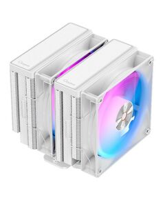 Вентилятор для процессора Ocypus Delta A62 WH ARGB White 260W, all Intel/ AMD AM*, 2 fans, Screws [Delta-A62-WH2NAWN00X-GL] фотографии