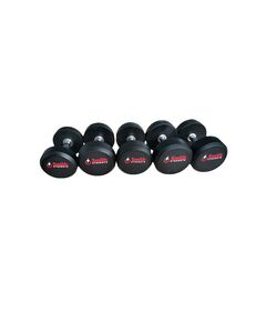 Гантельный ряд обрезиненый Smith DB145 комплект 5 пар от 40 до 50кг. фотографии