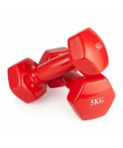 Гантель неразборная VictoryFit VF-DV050-2 5 кг. винил (2 штуки) фотографии