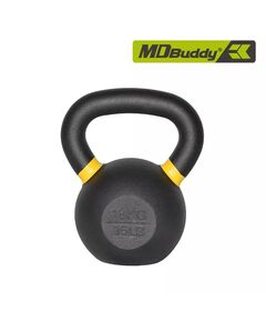 Гиря MD Buddy MD2219 железная, с цветными кольцами, 16 кг фотографии