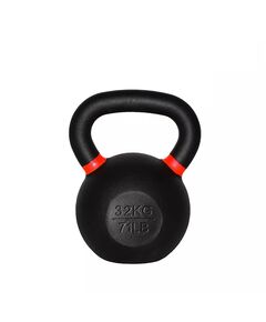 Гиря MD Buddy MD2219 железная, с цветными кольцами, 32 кг фотографии
