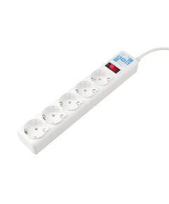 Фильтр-удлинитель Powercube SPG-B-0,5M-WHITE 5 розеток, белый, 0.5 м, 10 А/2,2 кВт, 3*0.75 мм2 фотографии