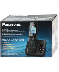 Купить Радиотелефон Panasonic KX-TGH220RUB Black трубка с ЖК диспл., DECT, а/отв, изображение 4 в интернет-магазине Irkshop.ru