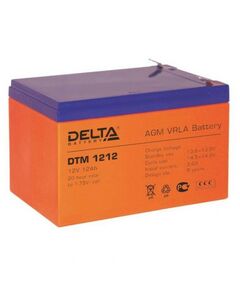 Купить Аккумулятор Delta DTM 1212 12,0 А/ч 12В в интернет-магазине Irkshop.ru