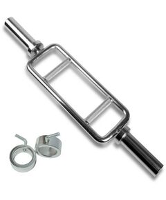 Грифы для штанги: Гриф параллелельный хват DFC OB47-Z 34", замок-втулка фотографии