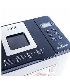 Хлебопечки: Хлебопечь Endever Skyline MB-54 вес выпечки до 750 г, регулировка веса выпечки, мощность 750 Вт, программ выпечки: 19, цвет черный/стальной фотографии