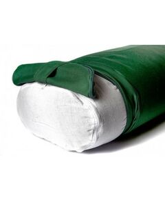 Купить Болстер для йоги Айенгара прямоугольный шерстяной RamaYoga 60 см зеленый 2 кг, Цвет: Зеленый, изображение 2 в интернет-магазине Irkshop.ru