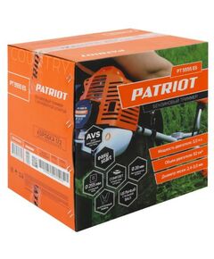 Триммеры: Бензотриммер Patriot PT 5555ES Country 3.0 л.с/2.2кВт, 52 см3, нож/леска 2.4мм, неразборная штанга [250108055] фотографии