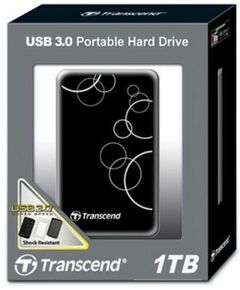 Внешние жесткие диски: Внешний жесткий диск Transcend StoreJet 25A3 1Tb USB3.0 Portable 2.5" EXT RTL [TS1TSJ25A3K] фотографии