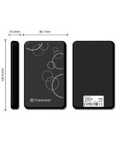 Внешние жесткие диски: Внешний жесткий диск Transcend StoreJet 25A3 1Tb USB3.0 Portable 2.5" EXT RTL [TS1TSJ25A3K] фотографии