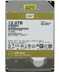 Купить Жесткий диск Western Digital 12 Tb Gold SATA 6Gb/s 3.5" 7200rpm 256Mb [WD121KRYZ] в интернет-магазине Irkshop.ru