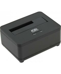 Аксессуары для жестких дисков: Кредл для HDD AgeStar 3UBT7 Black SATA Docking Station, для подключения 3.5"/2.5"SATA  HDD, USB3.0 фотографии
